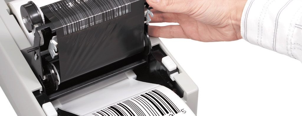 Stampanti etichette termiche trasferimento codici barre composizioni 